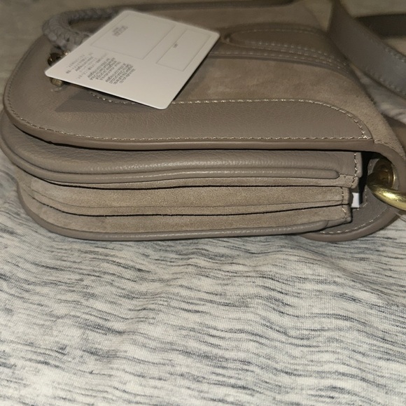 See by Chloe Women Hana Mini Saddle Leather Bag Motty Gray - Picture 5 of 10